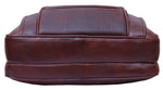 Genuine Leather Briefcase for Men Business Travel Messenger Bags 15.6 Inch Laptop Bag