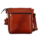 BRAND LEATHER Genuine Leather Cross Body Sling Bag For Unisex