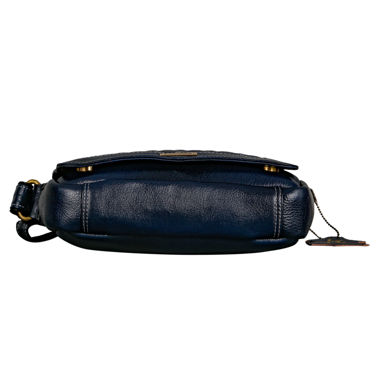 BRAND LEATHER Genuine Leather Cross Body Sling Bag For Unisex