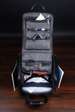 Genuine Leather Underseat Carry-On Rolling Travel Luggage Bags