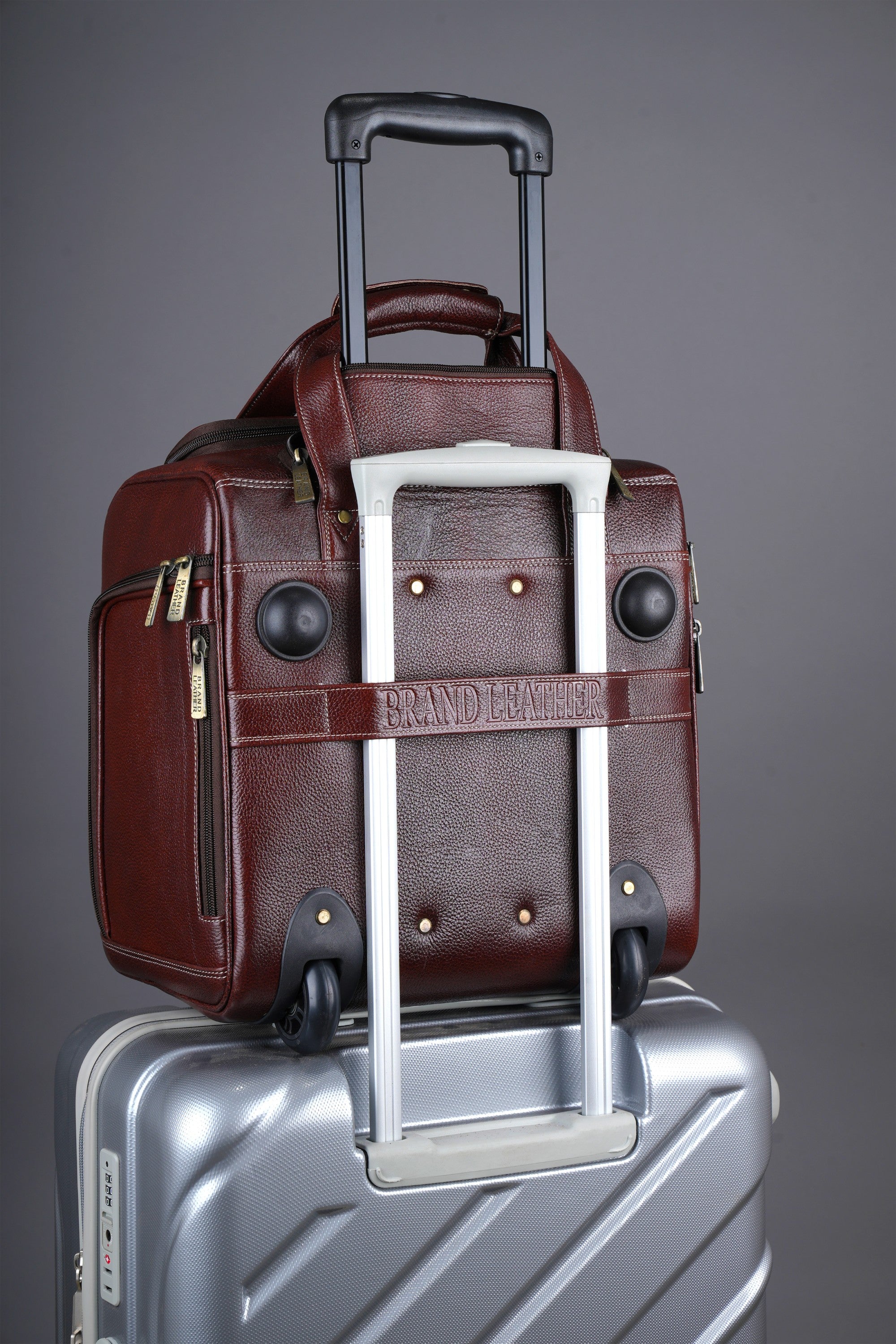 Leather luggage brands online