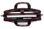 BRAND LEATHER Genuine Leather Laptop Bag for Men/Office Bag for Men |Fits 14|15.6|16 Inch Laptop Bag/MacBook |Leather Bag for Men with Shoulder Straps|Crossbody Laptop Messenger Bag for Men