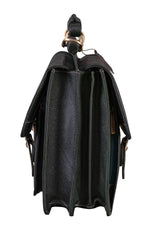 BRAND LEATHER Genuine Leather Laptop Bag for Men/Office Bag for Men, Brown | Fits Upto 16 Inch Laptop/MacBook | Handbags with Shoulder Straps | Leather Bag for Men | Trolley Strap in Laptop Bag