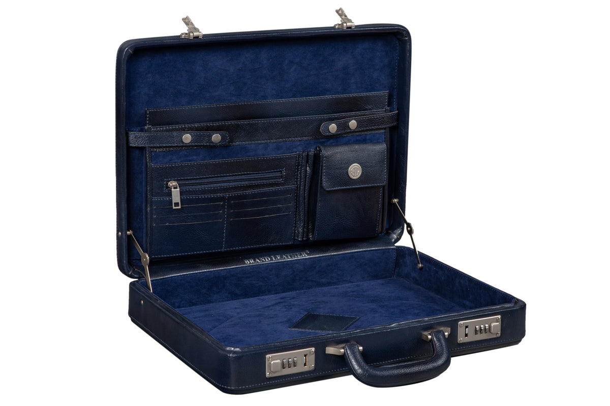 BRAND LEATHER Genuine Leather 20 L, 25 L Briefcase For Men Use For Office|Business|Travel