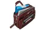 Genuine Leather Laptop Bag for Men - Office Bag, Brown - Fits Up to 16-inch Laptop/MacBook - Shoulder Bag/Hand Bag
