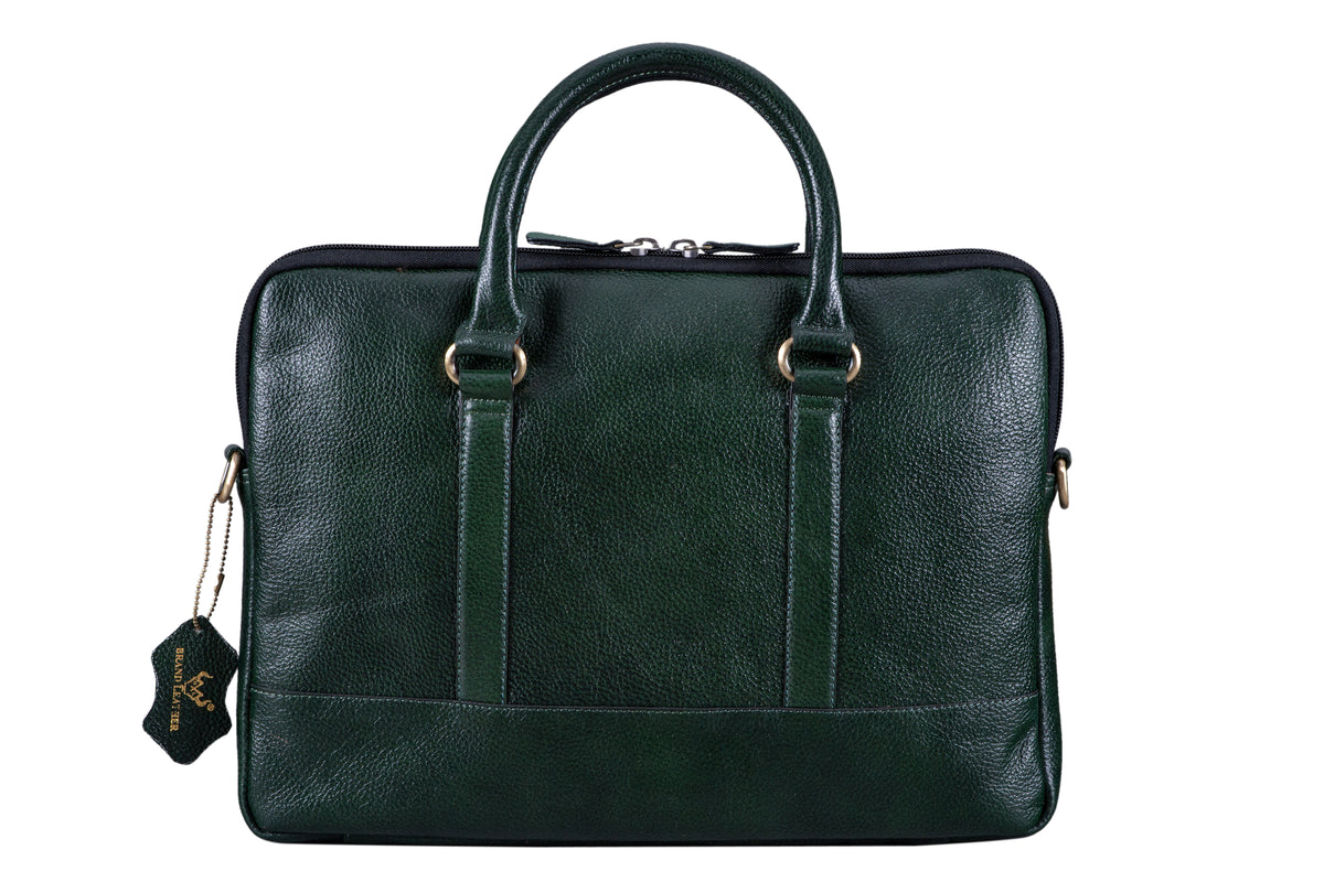 BRAND LEATHER GENUINE LEATHER Laptop Shoulder Messenger Bag Case Sleeve for 13 13.3 14 14.1" Inch Notebook/Chromebook
