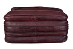 Genuine Leather 16 inch Expandable Laptop Messenger Bag with 360 Days Warranty