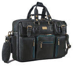 BRAND LEATHER Genuine Leather Laptop Bag for Men - Office Bag, Brown - Fits Up to 14/15.6/16 Inch Laptop/MacBook - Laptop Messenger Bag/Side Shoulder Bag with Adjustable Strap - 1 Year Warranty