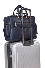 BRAND LEATHER Genuine Leather Laptop Bag for Men - Office Bag, Brown - Fits Up to 14/15.6/16 Inch Laptop/MacBook - Laptop Messenger Bag/Side Shoulder Bag with Adjustable Strap - 1 Year Warranty