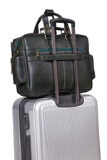 BRAND LEATHER Genuine Leather Laptop Bag for Men - Office Bag, Brown - Fits Up to 14/15.6/16 Inch Laptop/MacBook - Laptop Messenger Bag/Side Shoulder Bag with Adjustable Strap - 1 Year Warranty