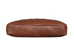 BRAND LEATHER Laptop Bag for Men - Genuine Leather Messenger Bag for Office - Fits up to 16 Inch Laptop -Brown Shoulder Bag with Multiple Compartments - Executive Leather Bag for Work and Travel