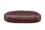 BRAND LEATHER Laptop Bag for Men - Genuine Leather Messenger Bag for Office - Fits up to 16 Inch Laptop -Brown Shoulder Bag with Multiple Compartments - Executive Leather Bag for Work and Travel