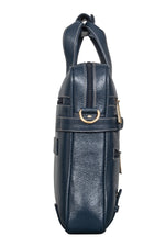 BRAND LEATHER Laptop Bag for Men - Genuine Leather Messenger Bag for Office - Fits up to 16 Inch Laptop -Brown Shoulder Bag with Multiple Compartments - Executive Leather Bag for Work and Travel