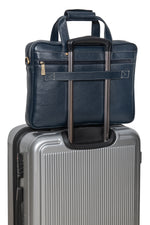 BRAND LEATHER Genuine Leather Laptop Bag for Men - Office Bag, Brown - Fits Up to 14/15.6/16 Inch Laptop/MacBook - Laptop Messenger Bag/Side Shoulder Bag with Adjustable Strap - 1 Year Warranty