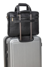 BRAND LEATHER Genuine Leather Laptop Bag for Men - Office Bag, Brown - Fits Up to 14/15.6/16 Inch Laptop/MacBook - Laptop Messenger Bag/Side Shoulder Bag with Adjustable Strap - 1 Year Warranty