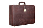 BRAND LEATHER Genuine Leather, 30 L, 35 L Extra Large Briefcase For Men Use For Office|Business|Travel