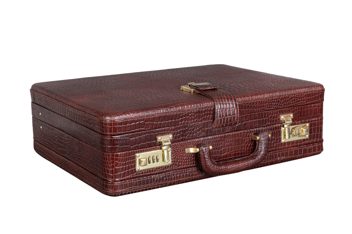 BRAND LEATHER Genuine Leather, 30 L, 35 L Extra Large Briefcase For Men Use For Office|Business|Travel
