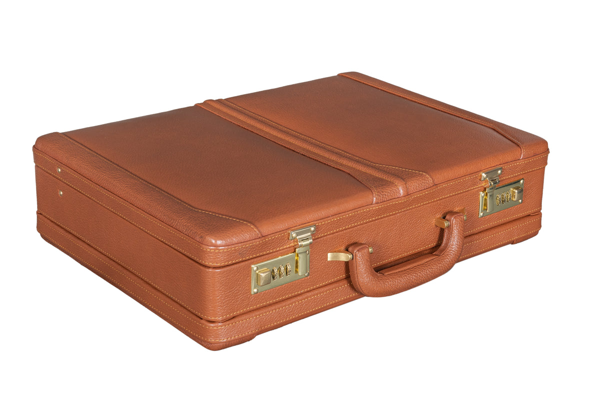 BRAND LEATHER Genuine Leather 20 L, 25 L, 30 L Briefcase For Men Use For Office|Business|Travel