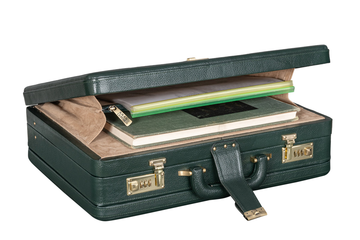 BRAND LEATHER Genuine Leather, 30 L, 35 L Extra Large Briefcase For Men Use For Office|Business|Travel
