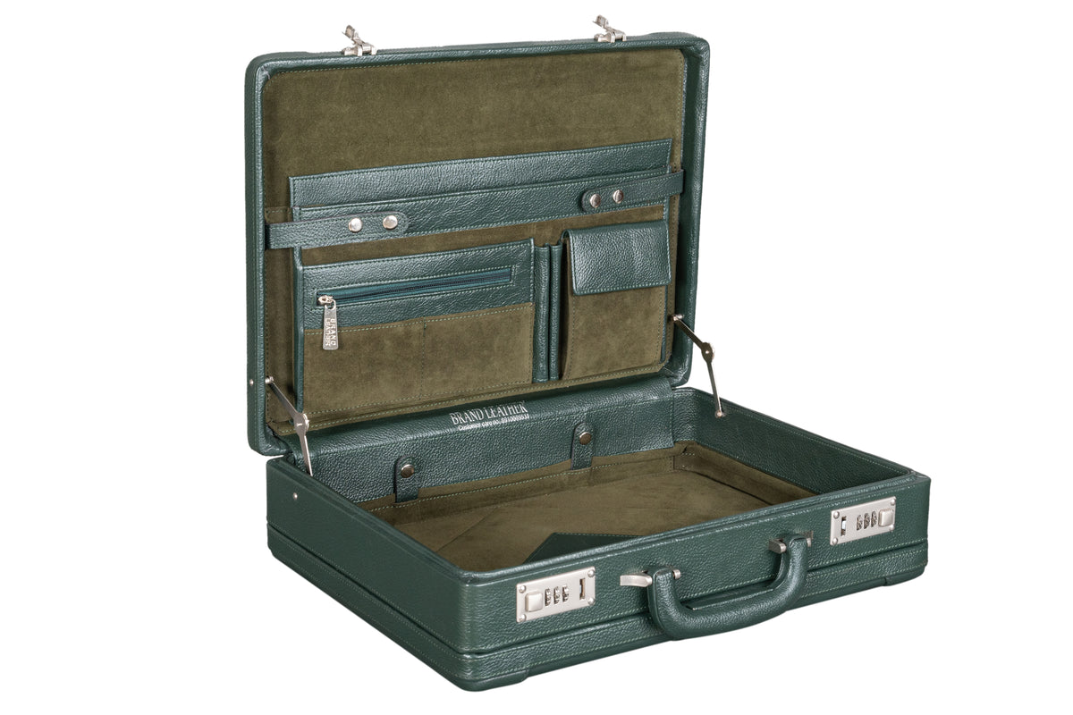 BRAND LEATHER Genuine Leather 20 L, 25 L, 30 L Briefcase For Men Use For Office|Business|Travel