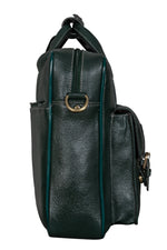 BRAND LEATHER Laptop Bag for Men - Genuine Leather Messenger Bag for Office - Fits up to 16 Inch Laptop -Brown Shoulder Bag with Multiple Compartments - Executive Leather Bag for Work and Travel