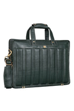 Genuine Leather Laptop Bag for Men - Office Bag, Brown - Fits Up to 14/15.6/16 Inch Laptop/MacBook - Laptop Messenger Bag/Side Shoulder Bag with Adjustable Strap - 1 Year Warranty