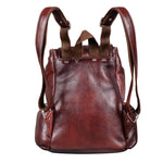 BRAND LEATHER Genuine Leather Stylish Women's Backpack Use for College|School|Office|Travel
