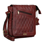 BRAND LEATHER Genuine Leather Cross Body Sling Bag For Unisex